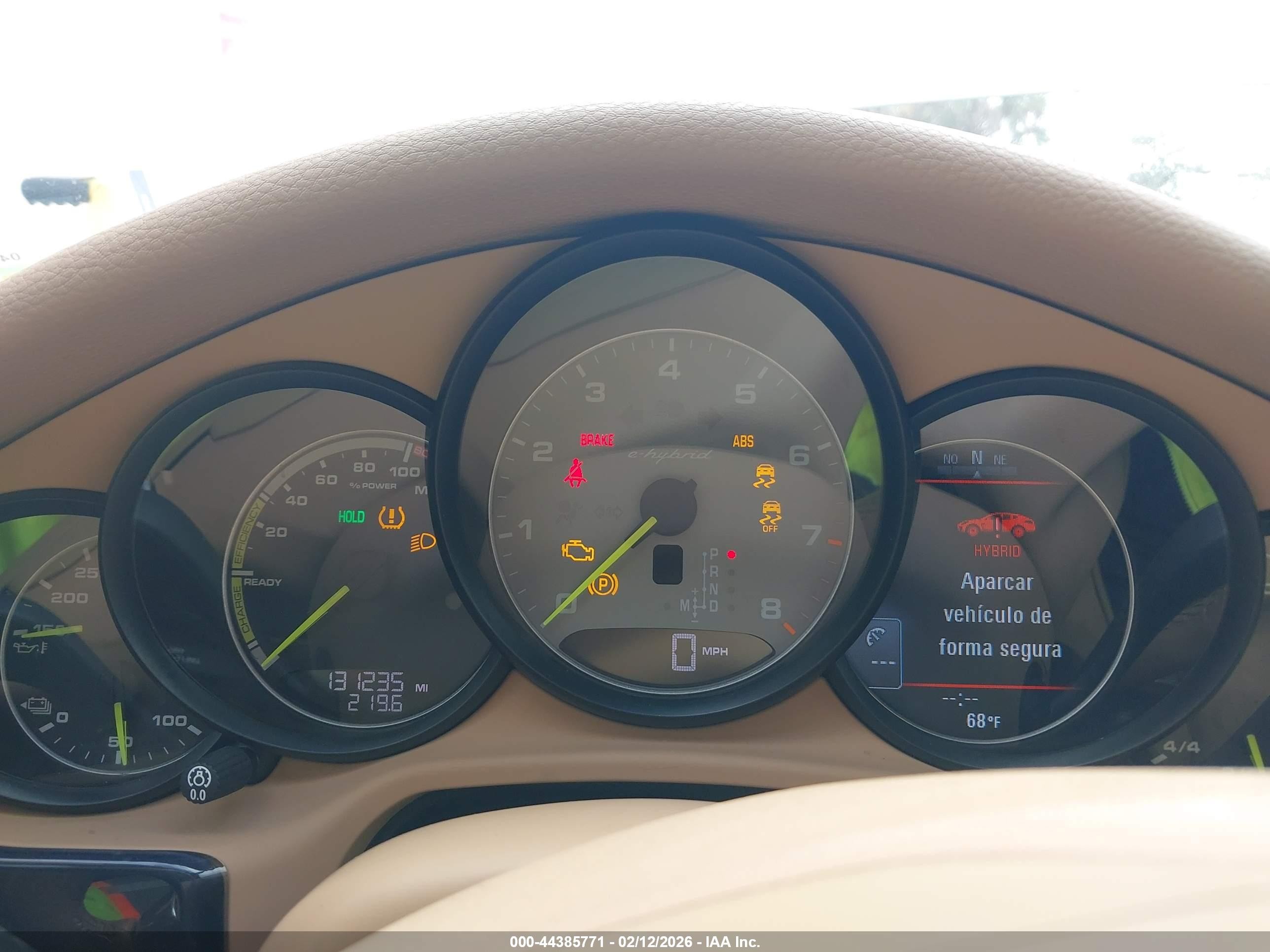 2014 Porsche Panamera E-hybrid S White vin: WP0AD2A7XEL044254