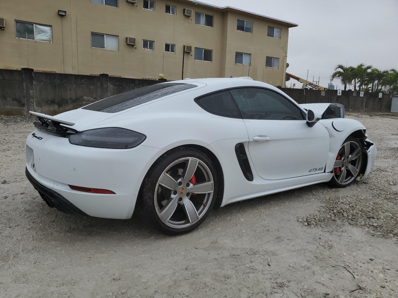 2022 Porsche Cayman Gts   White vin: WP0AD2A84NS268585