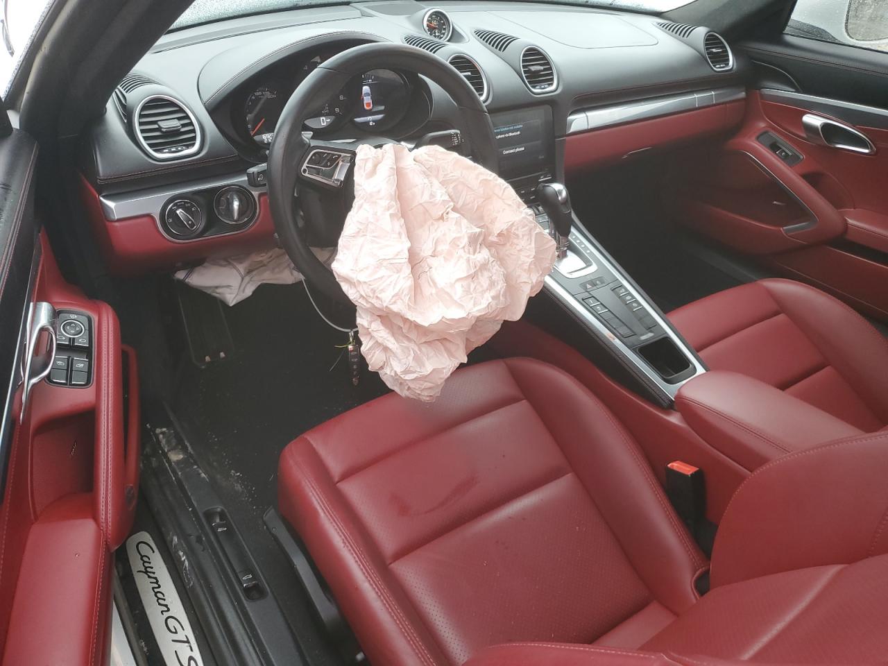 2022 Porsche Cayman Gts   White vin: WP0AD2A84NS268585