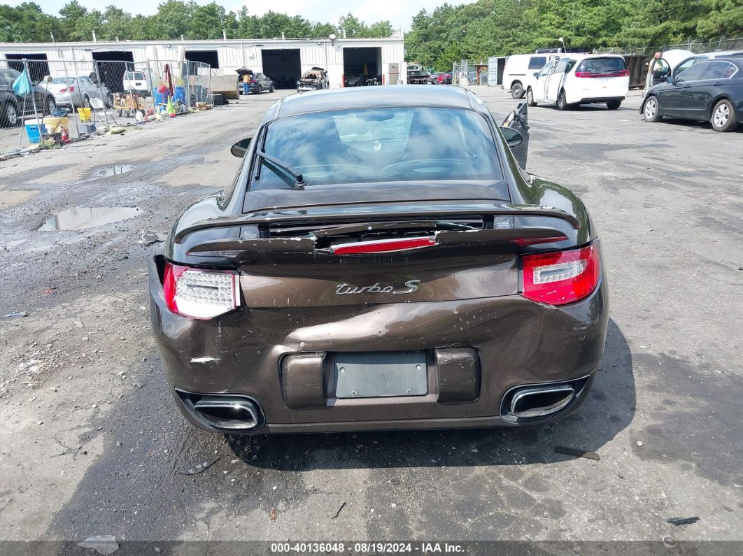 2011 Porsche 911 Turbo Brown vin: WP0AD2A97BS766154