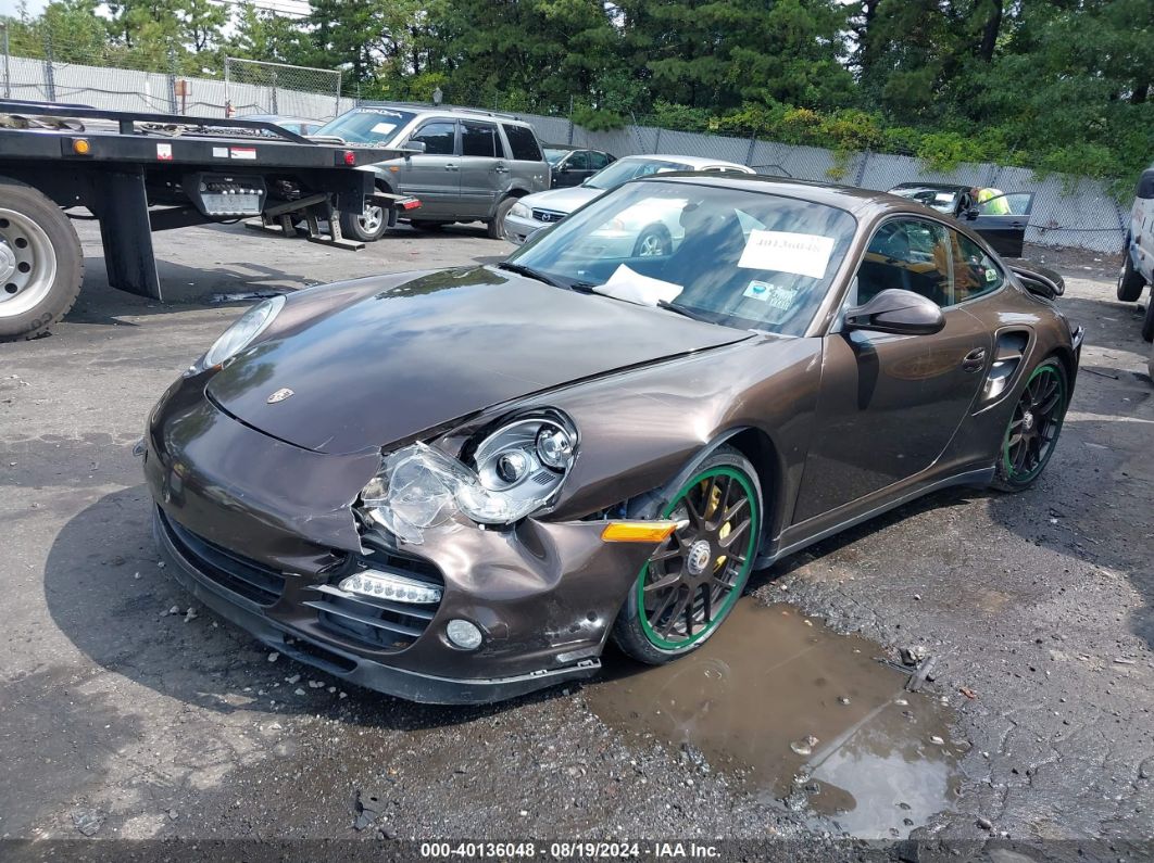 2011 Porsche 911 Turbo Brown vin: WP0AD2A97BS766154