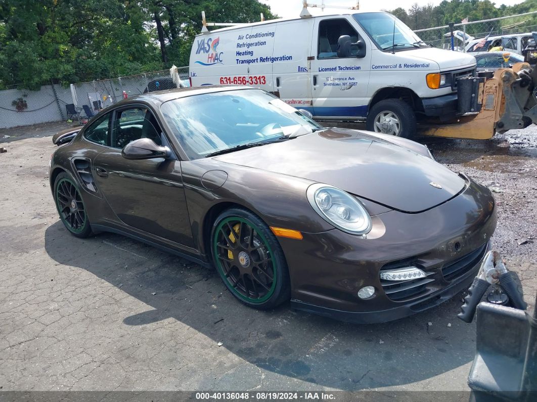 2011 Porsche 911 Turbo Brown vin: WP0AD2A97BS766154