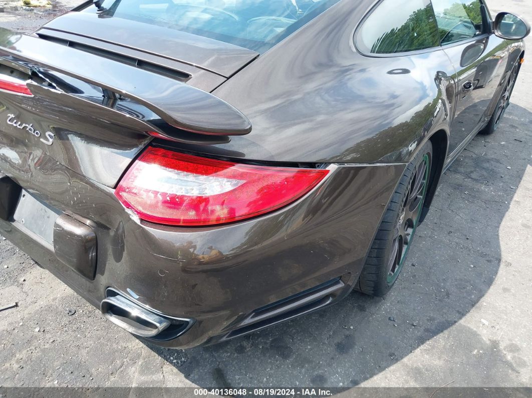 2011 Porsche 911 Turbo Brown vin: WP0AD2A97BS766154