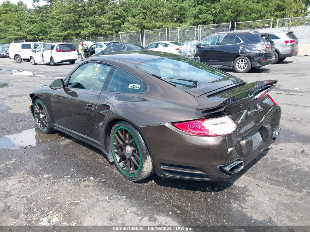 2011 Porsche 911 Turbo Brown vin: WP0AD2A97BS766154