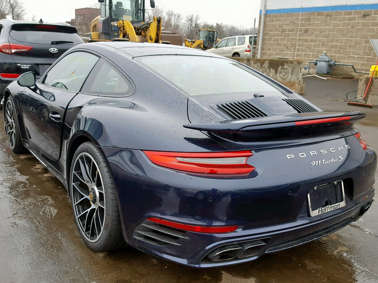 2017 Porsche 911 Turbo Black vin: WP0AD2A98HS166817