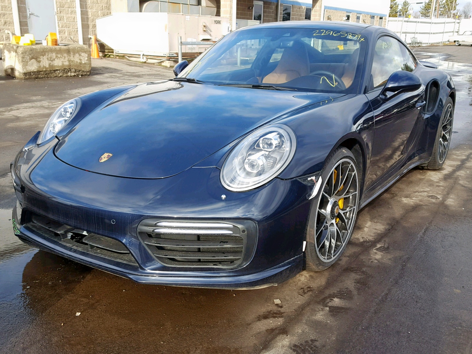 2017 Porsche 911 Turbo Black vin: WP0AD2A98HS166817
