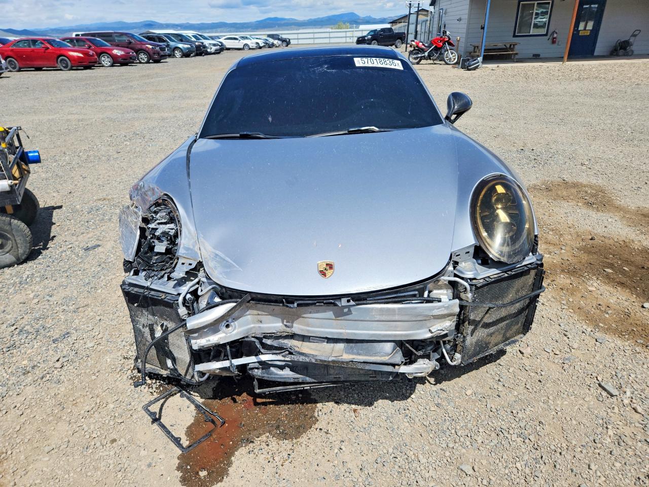 2017 Porsche 911 Turbo Silver vin: WP0AD2A99HS166860