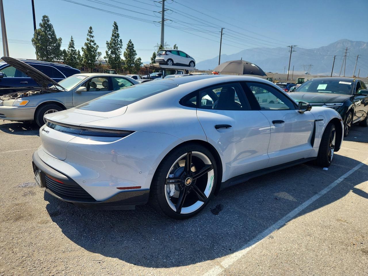 2022 Porsche Taycan Gts White vin: WP0AD2Y19NSA59550