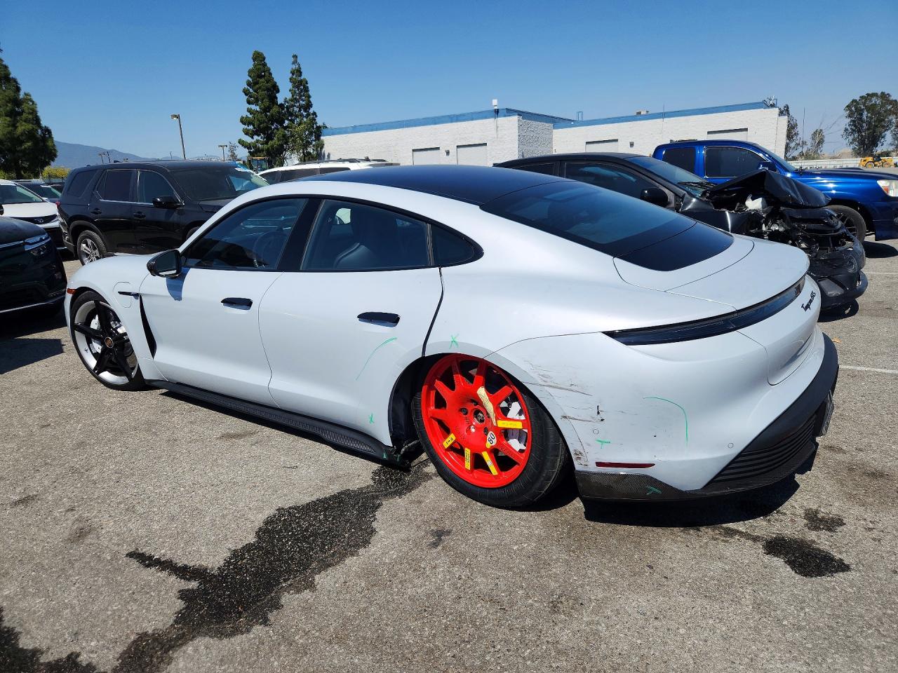 2022 Porsche Taycan Gts White vin: WP0AD2Y19NSA59550