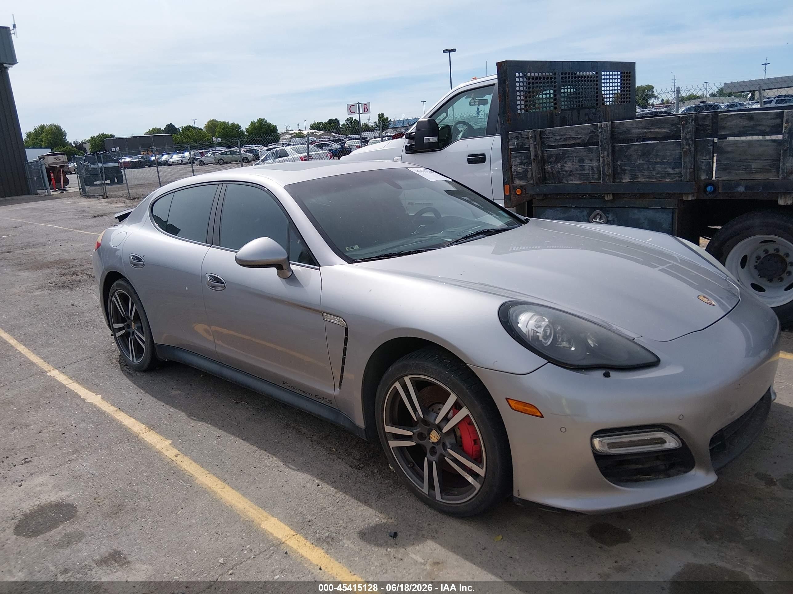 2013 Porsche Panamera Gts Silver vin: WP0AF2A71DL075143