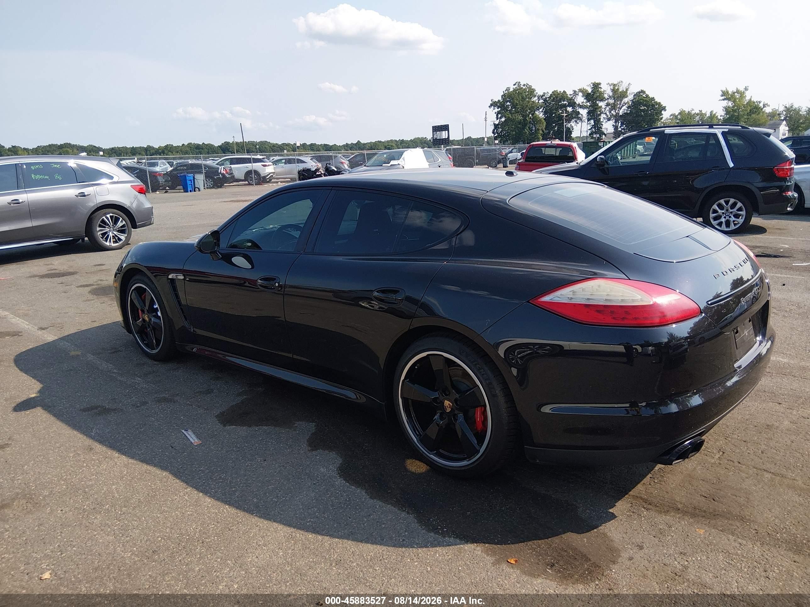 2013 Porsche Panamera Gts Black vin: WP0AF2A72DL076298