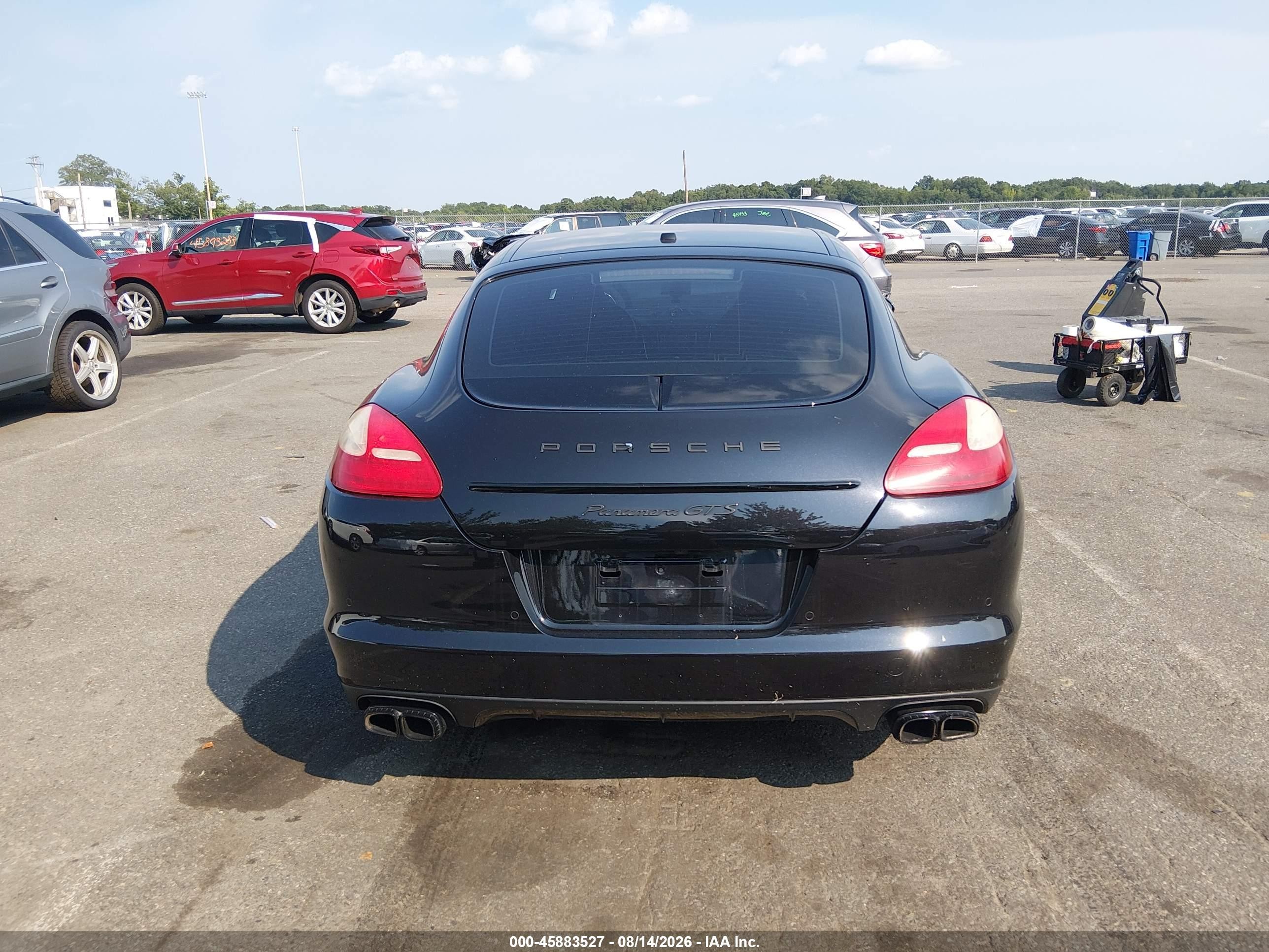2013 Porsche Panamera Gts Black vin: WP0AF2A72DL076298