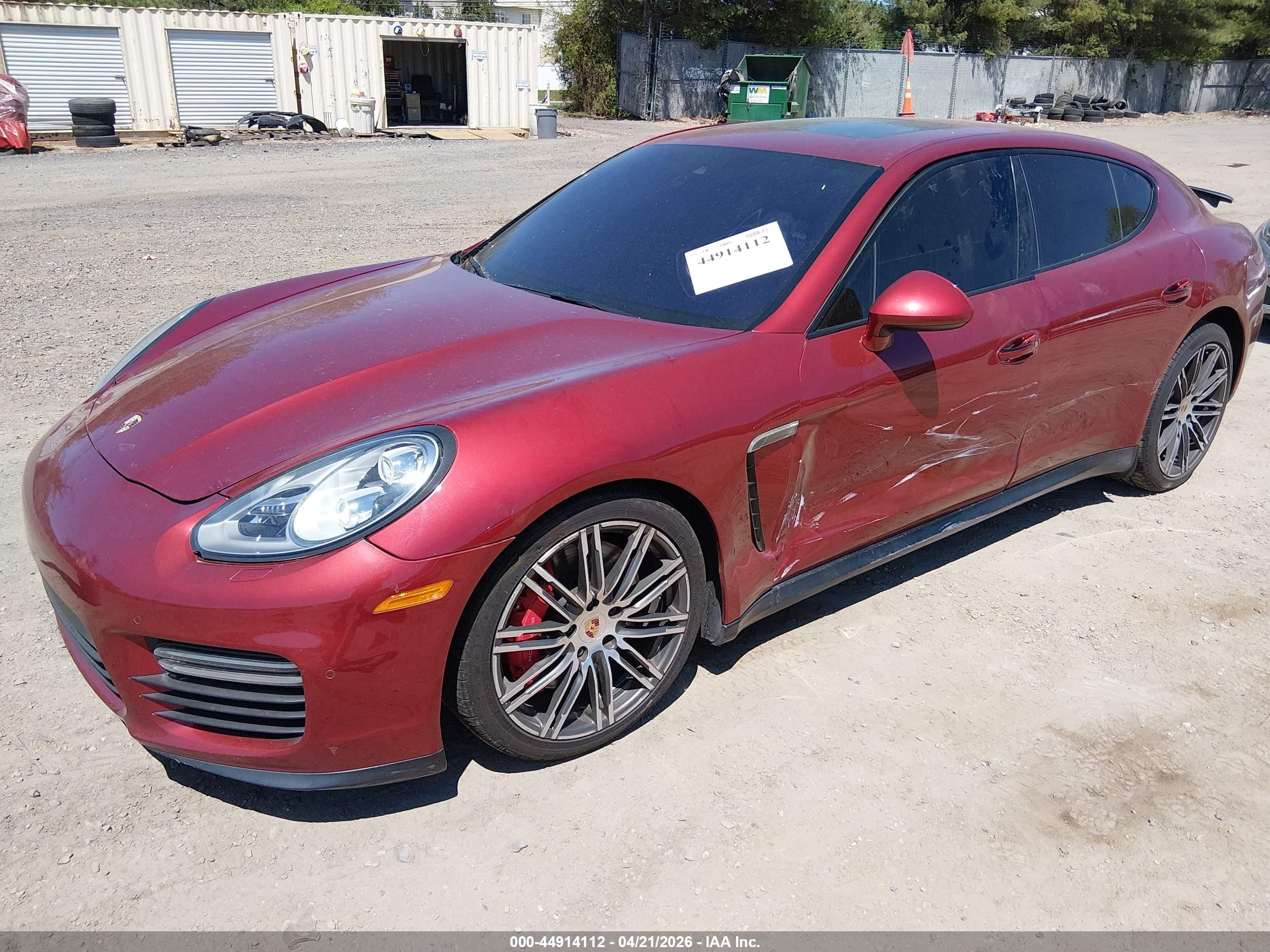 2014 Porsche Panamera Gts Red vin: WP0AF2A72EL083723