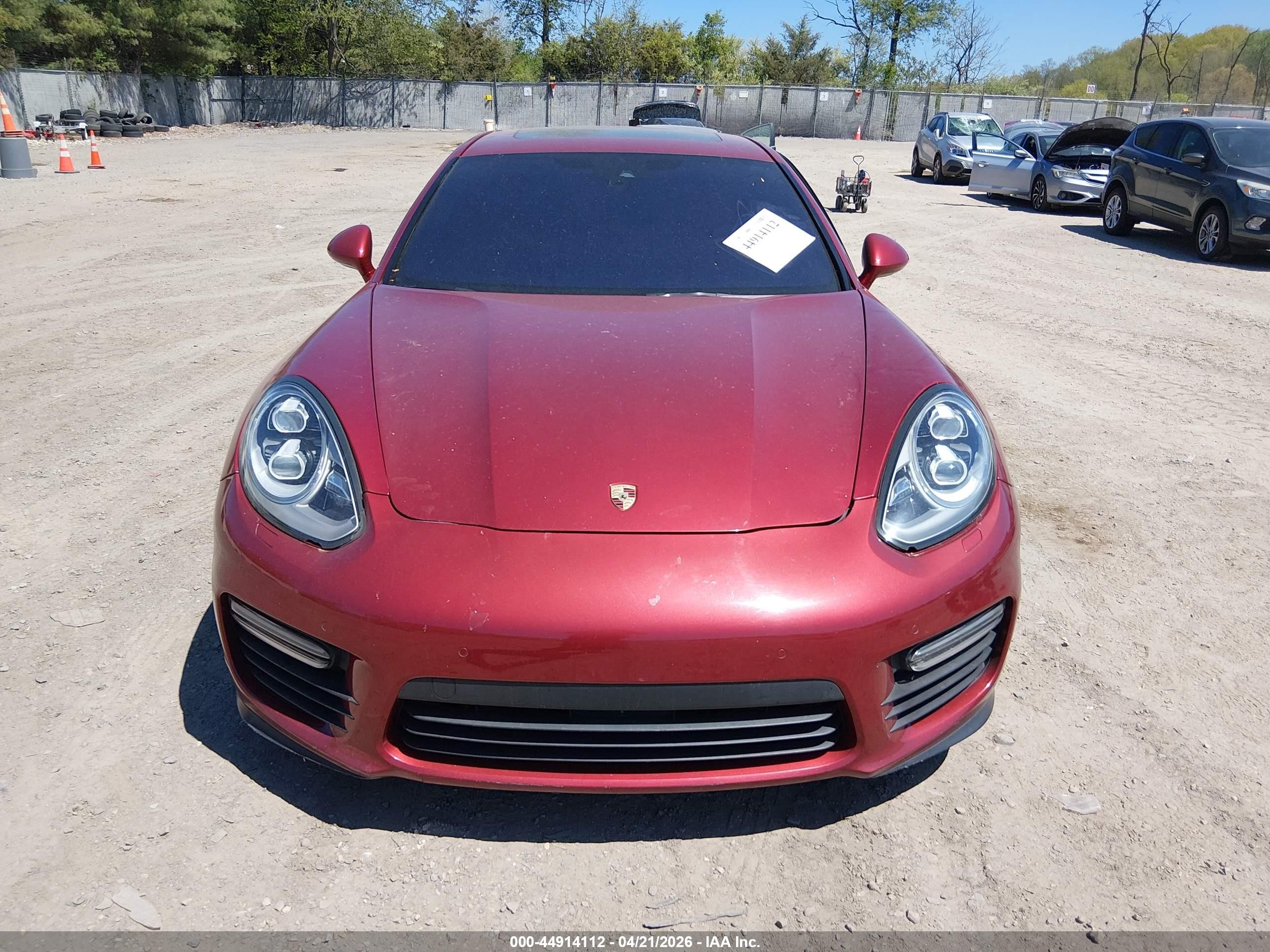 2014 Porsche Panamera Gts Red vin: WP0AF2A72EL083723