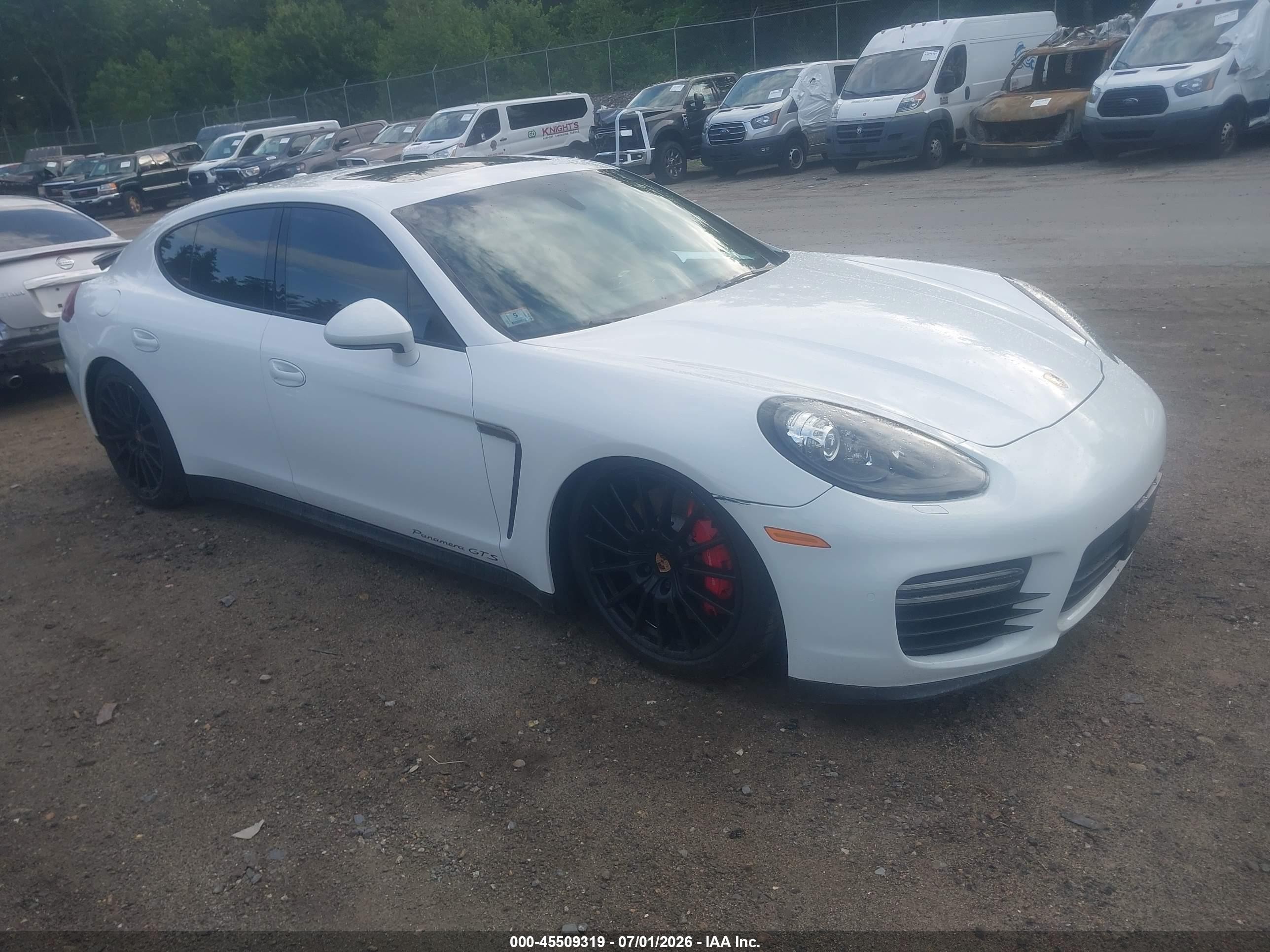 2014 Porsche Panamera Gts White vin: WP0AF2A76EL083451