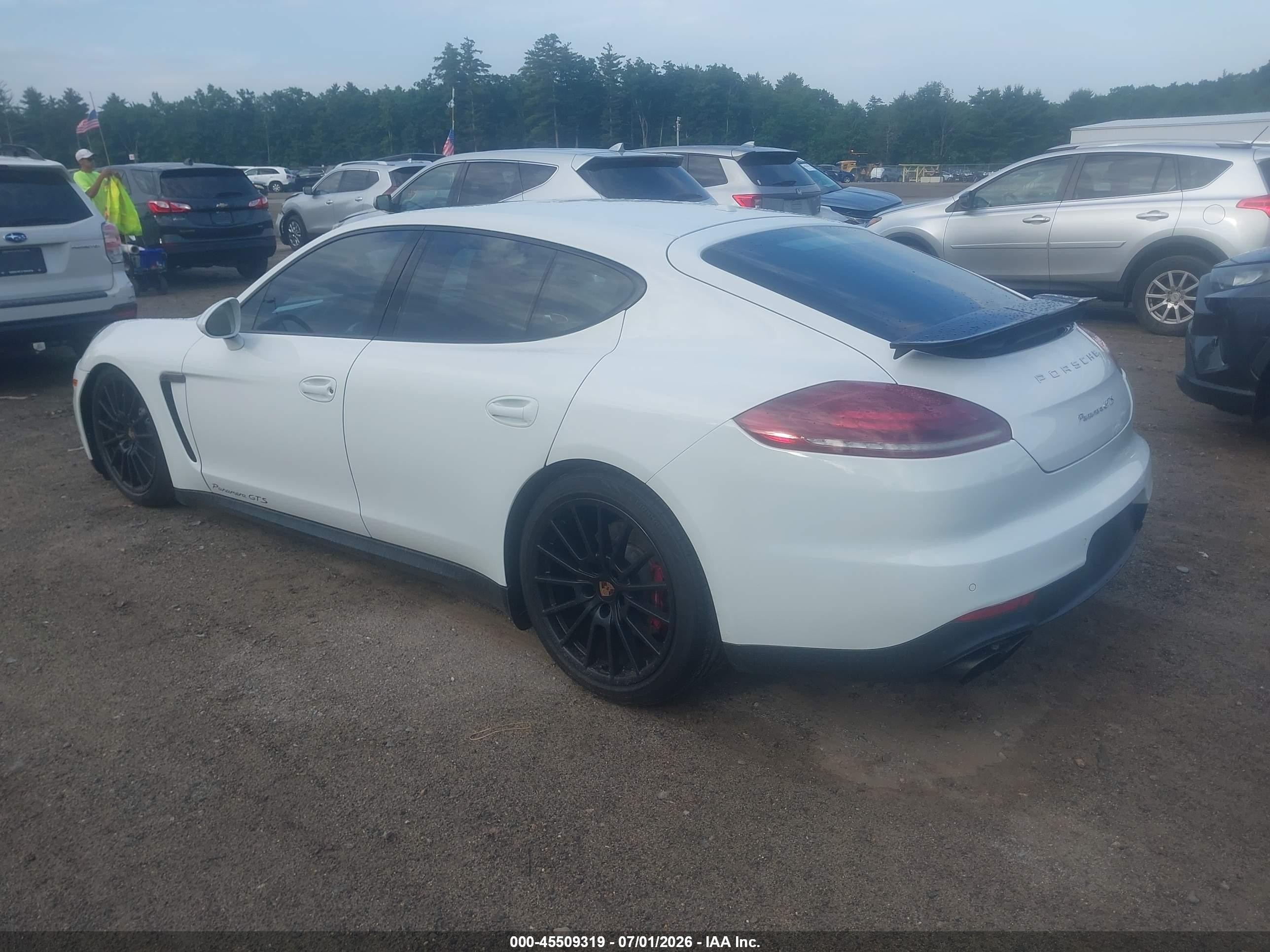 2014 Porsche Panamera Gts White vin: WP0AF2A76EL083451