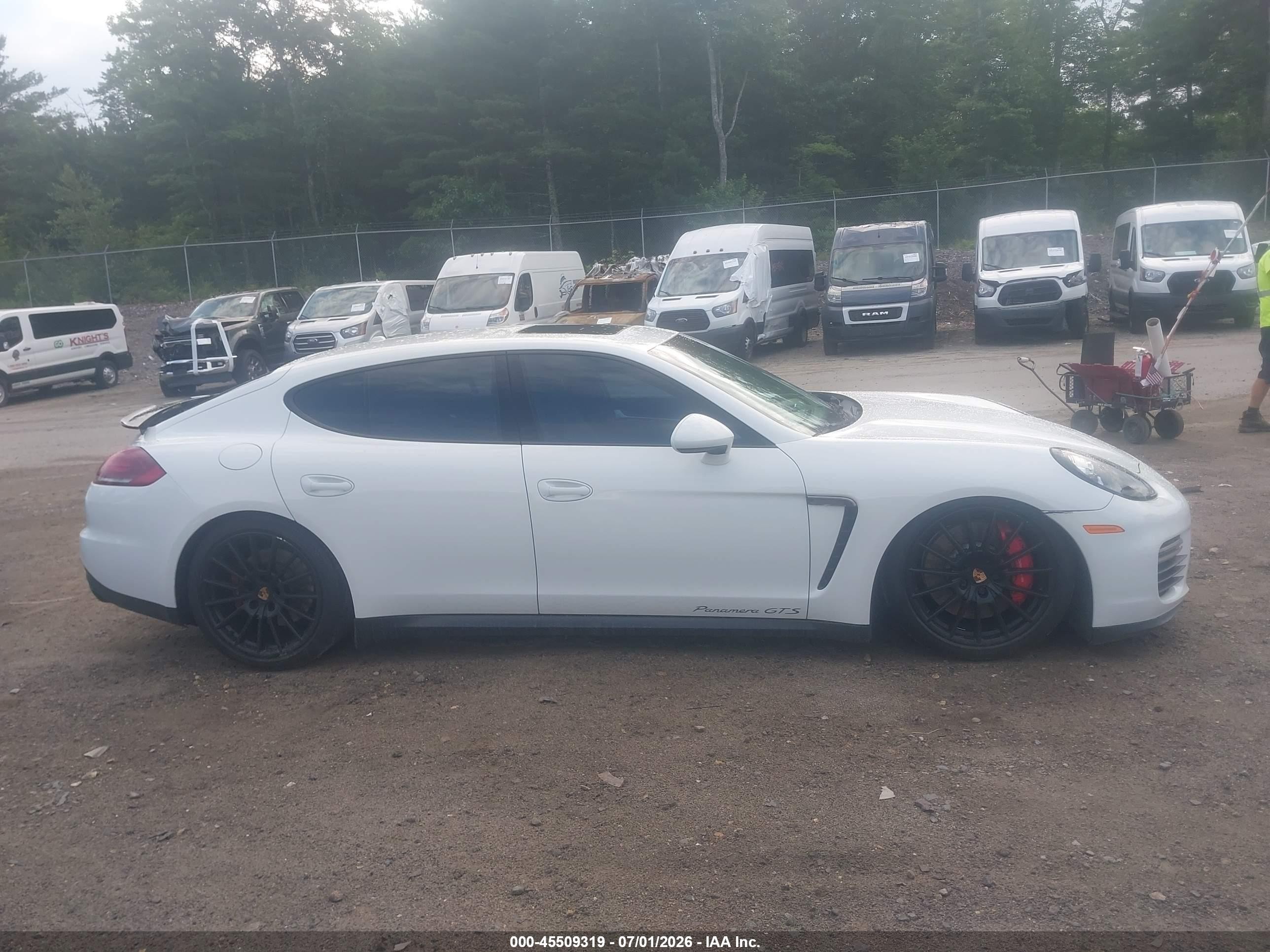 2014 Porsche Panamera Gts White vin: WP0AF2A76EL083451