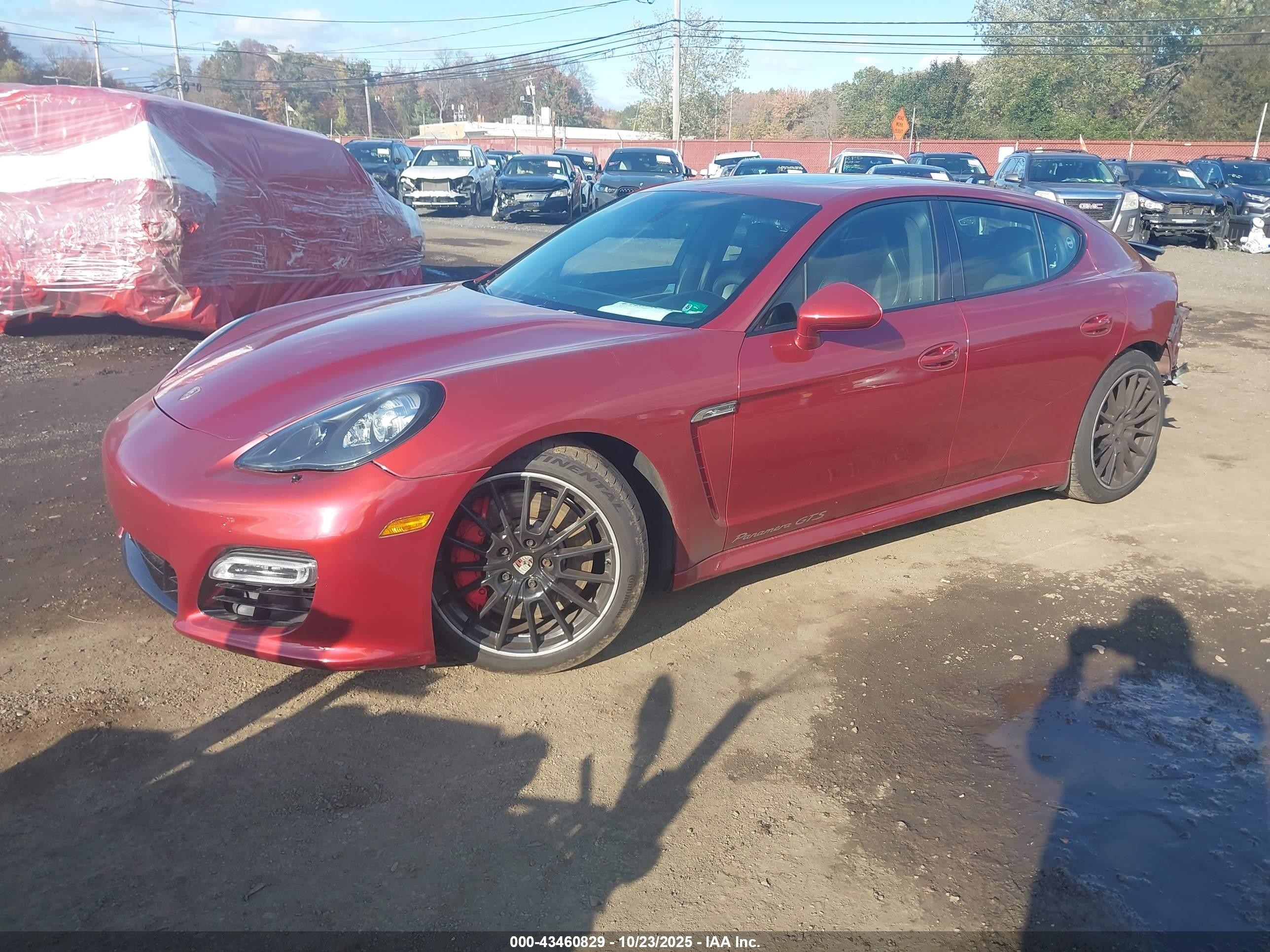 2013 Porsche Panamera Gts Красный vin: WP0AF2A77DL075390
