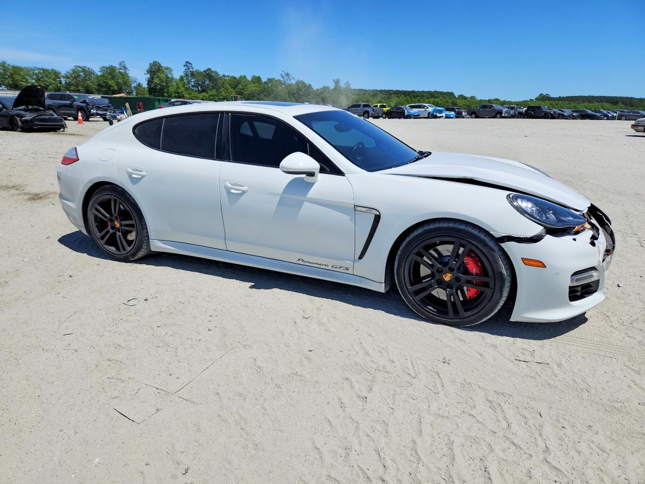 2013 Porsche Panamera Gts White vin: WP0AF2A78DL075866