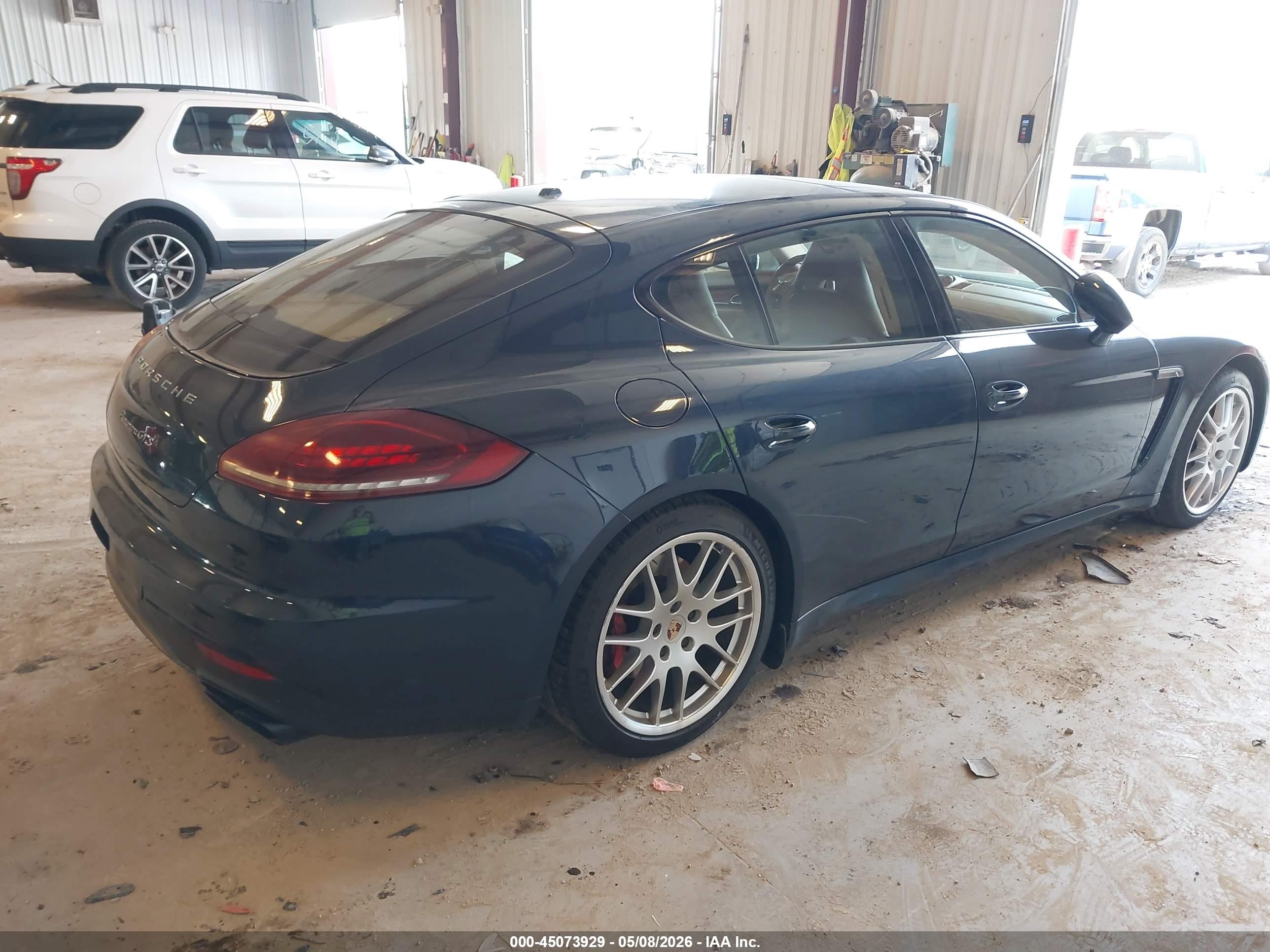 2014 Porsche Panamera Gts Dark Blue vin: WP0AF2A78EL083371