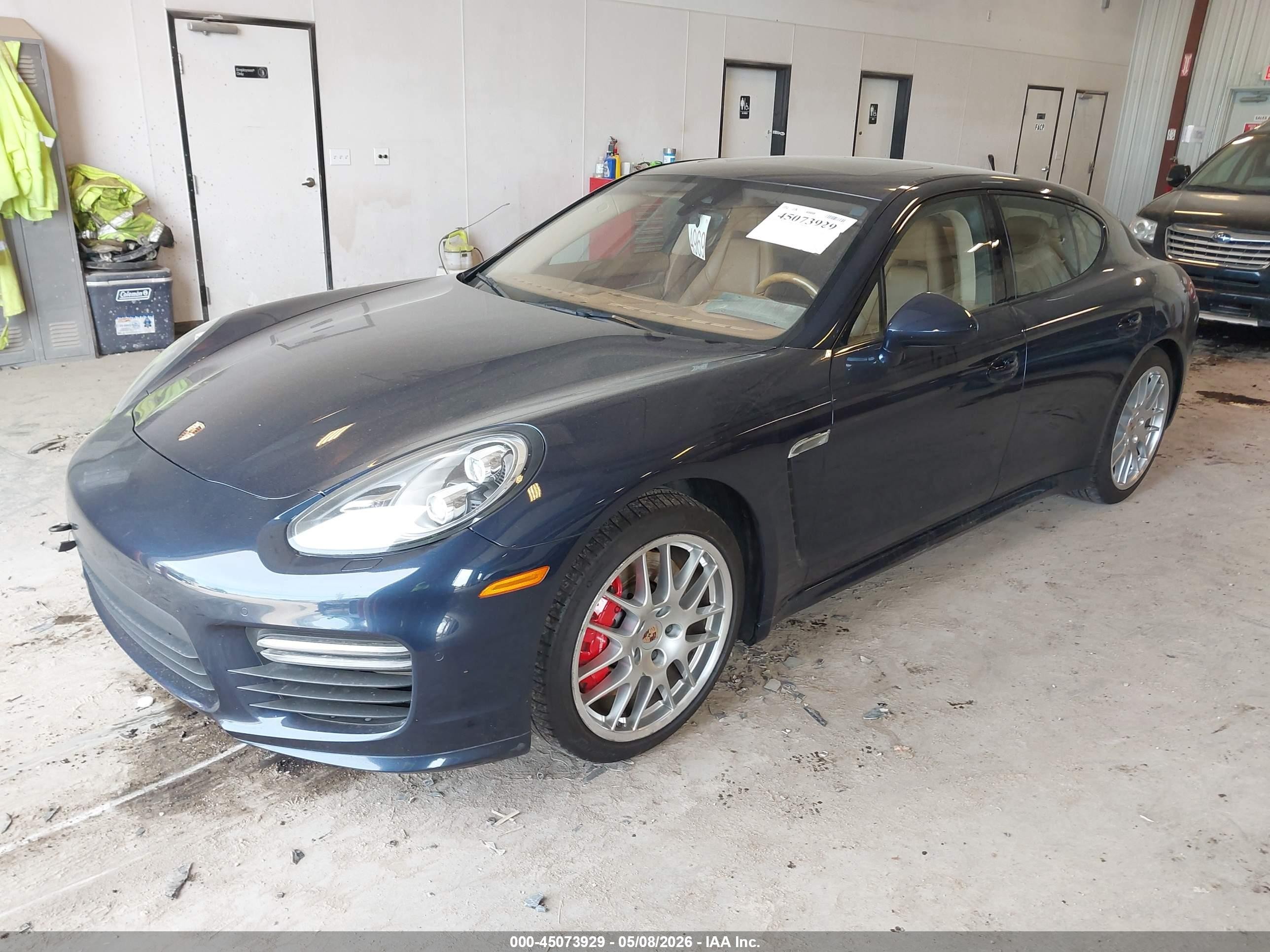 2014 Porsche Panamera Gts Dark Blue vin: WP0AF2A78EL083371