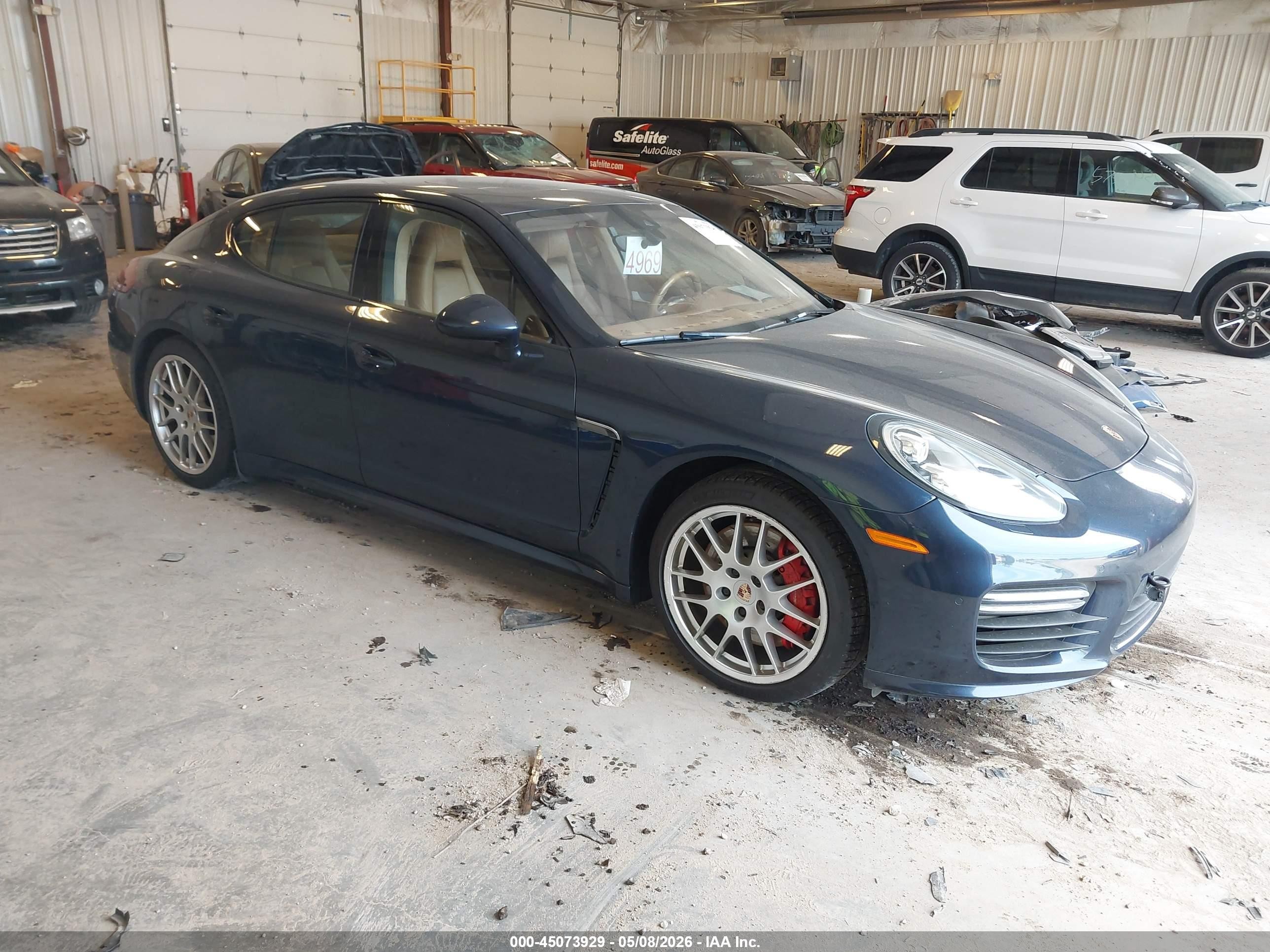 2014 Porsche Panamera Gts Dark Blue vin: WP0AF2A78EL083371