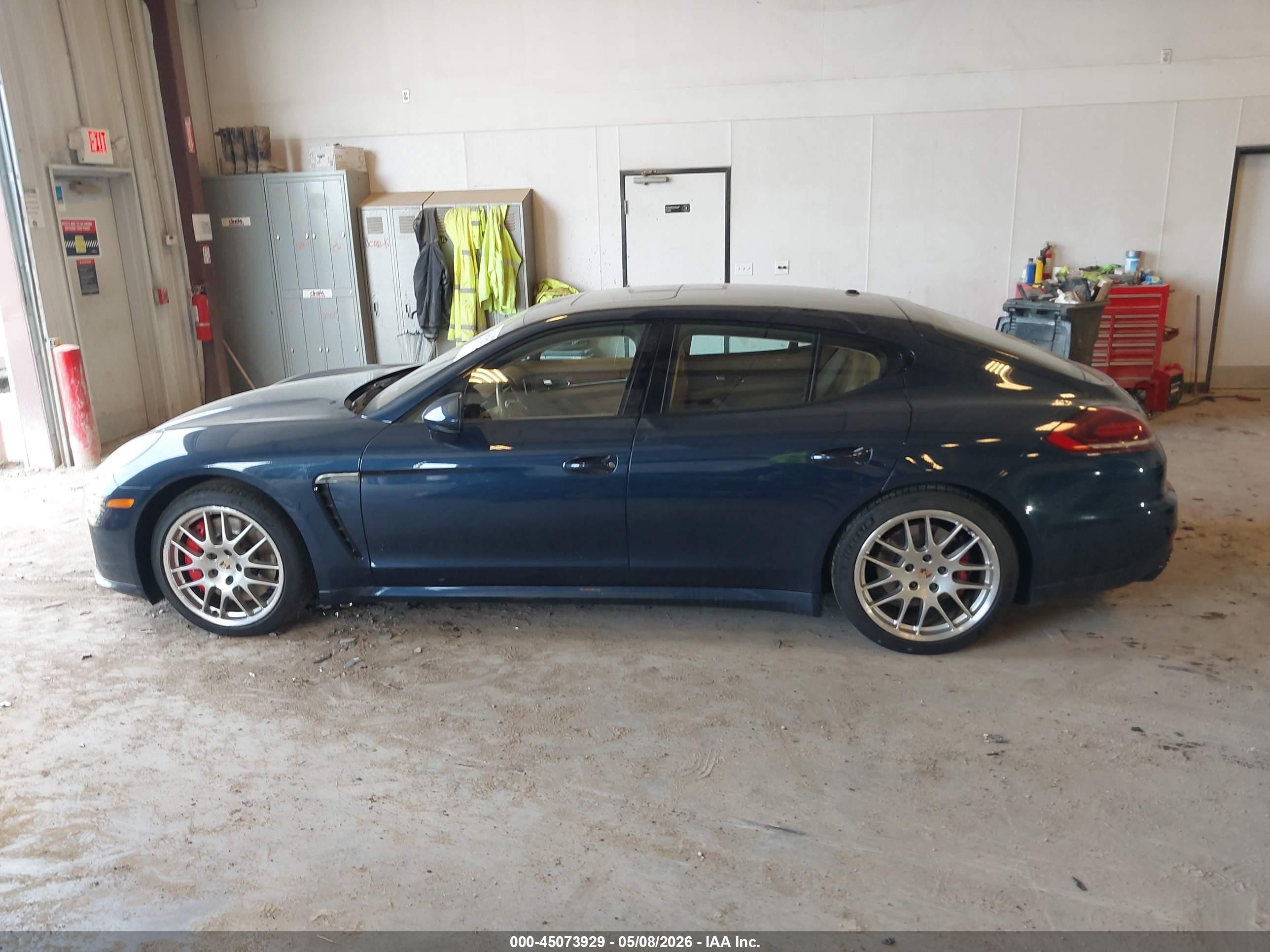 2014 Porsche Panamera Gts Dark Blue vin: WP0AF2A78EL083371
