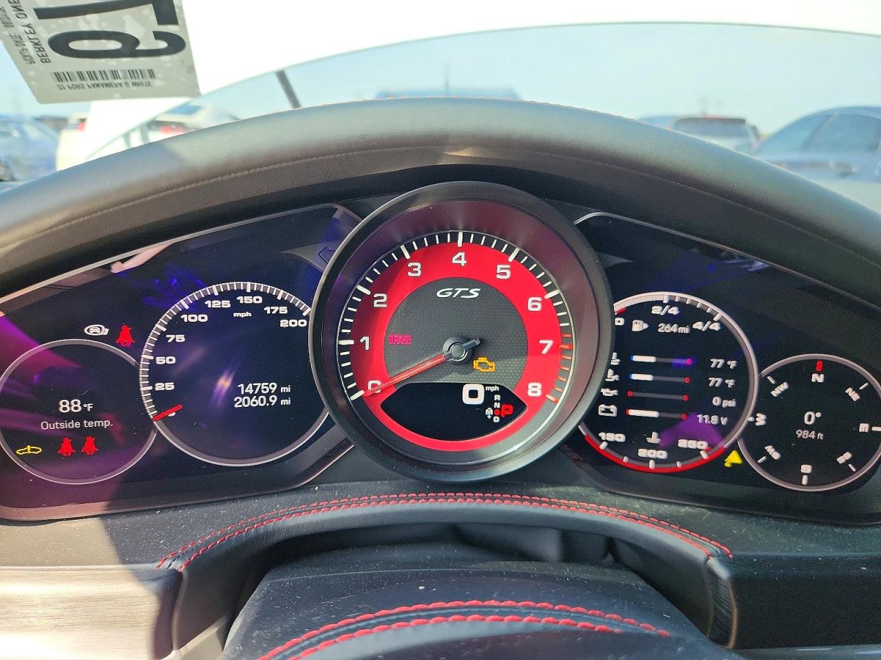 2022 Porsche Panamera Gts White vin: WP0AG2A74NL135480