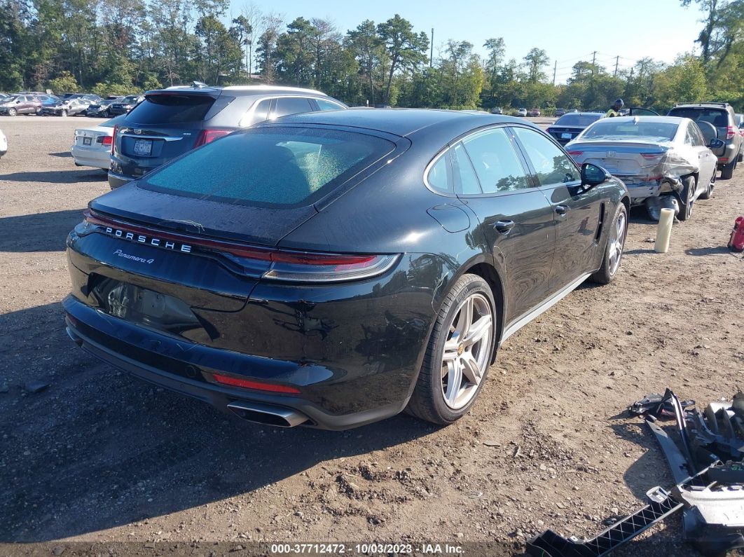 2021 Porsche Panamera 4 Black vin: WP0AJ2A76ML115909