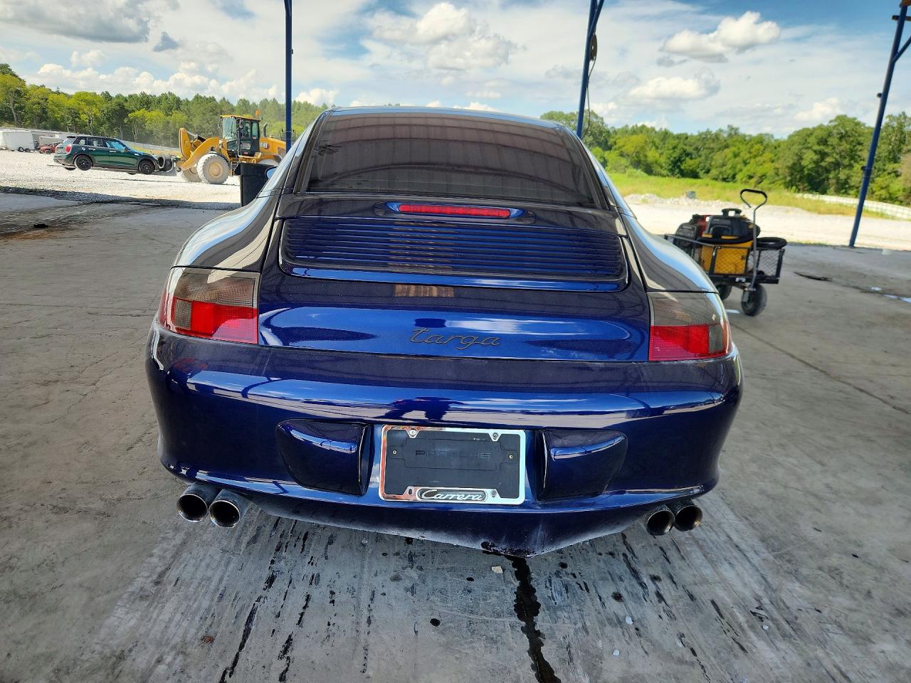 2004 Porsche 911 Targa Blue vin: WP0BA29904S635104