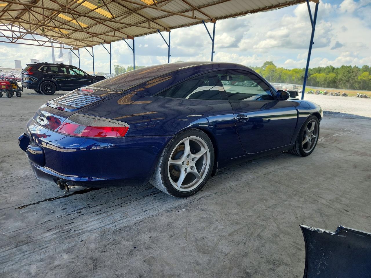 2004 Porsche 911 Targa Blue vin: WP0BA29904S635104