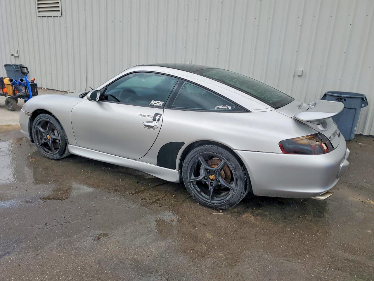 2002 Porsche 911 Targa Silver vin: WP0BA29942S635149