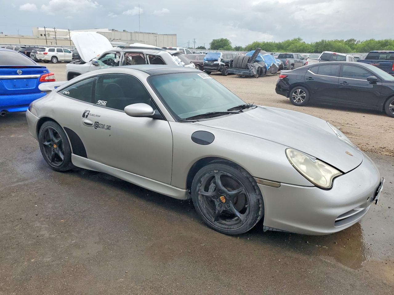 2002 Porsche 911 Targa Silver vin: WP0BA29942S635149