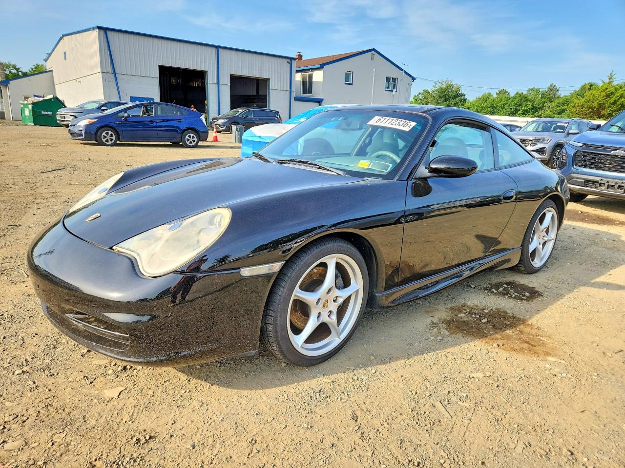 2002 Porsche 911 Targa Black vin: WP0BA299X2S635365