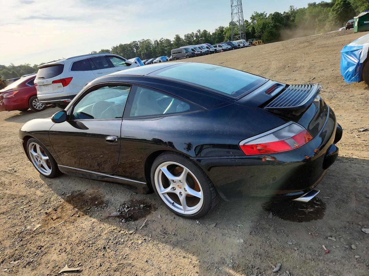 2002 Porsche 911 Targa Black vin: WP0BA299X2S635365