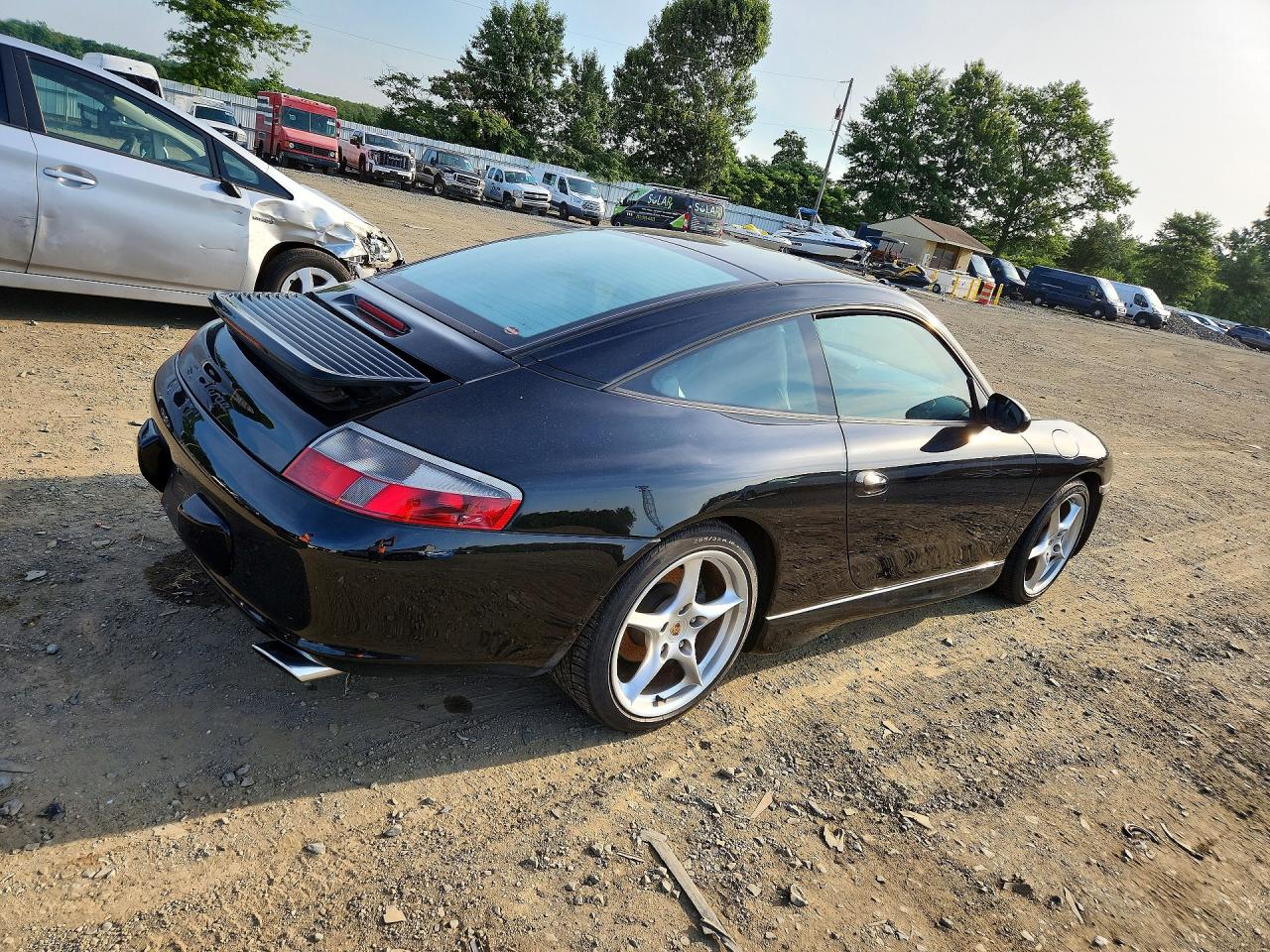 2002 Porsche 911 Targa Black vin: WP0BA299X2S635365