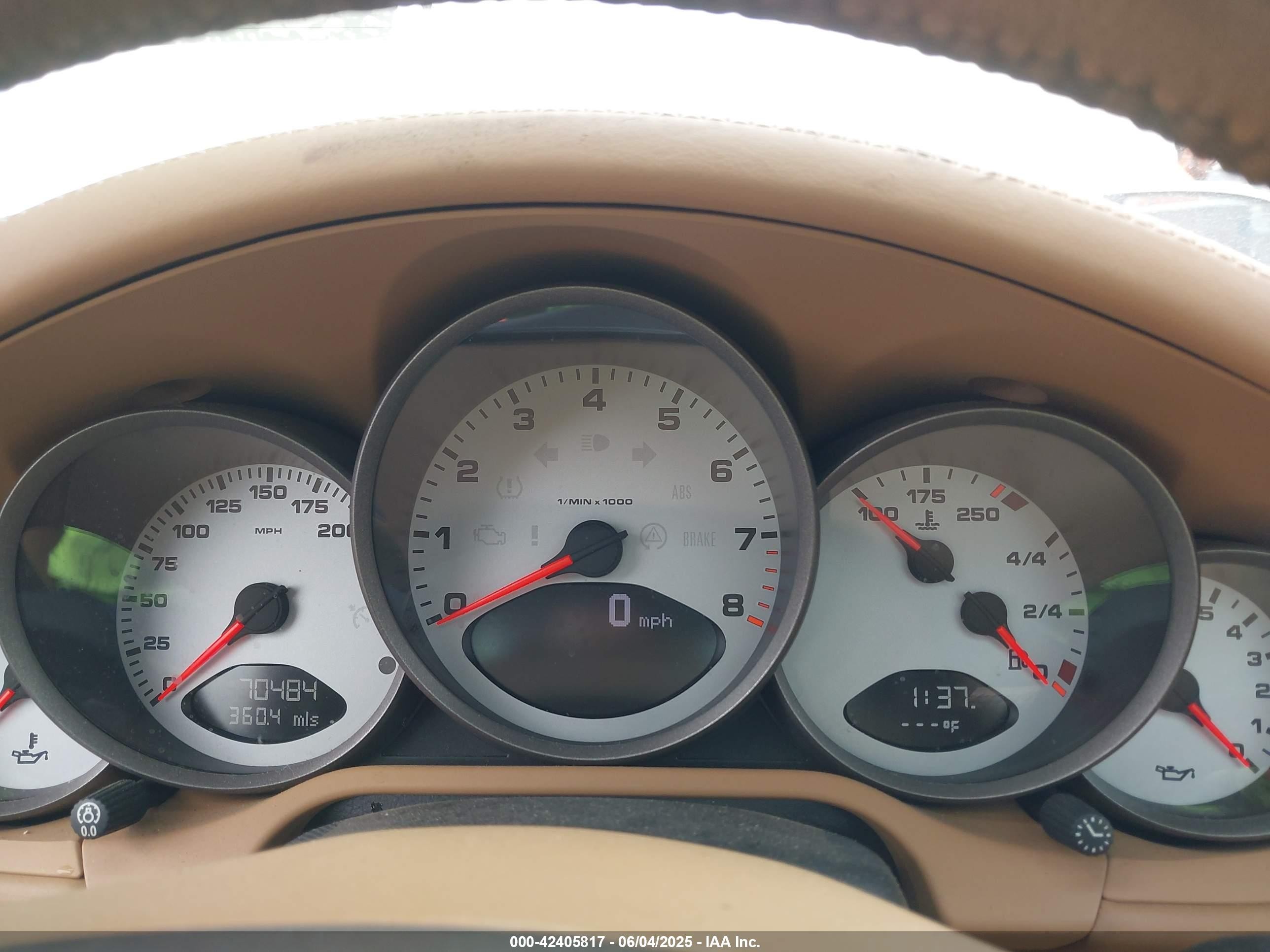 2008 Porsche 911 Targa 4s Коричневый vin: WP0BB29918S755397