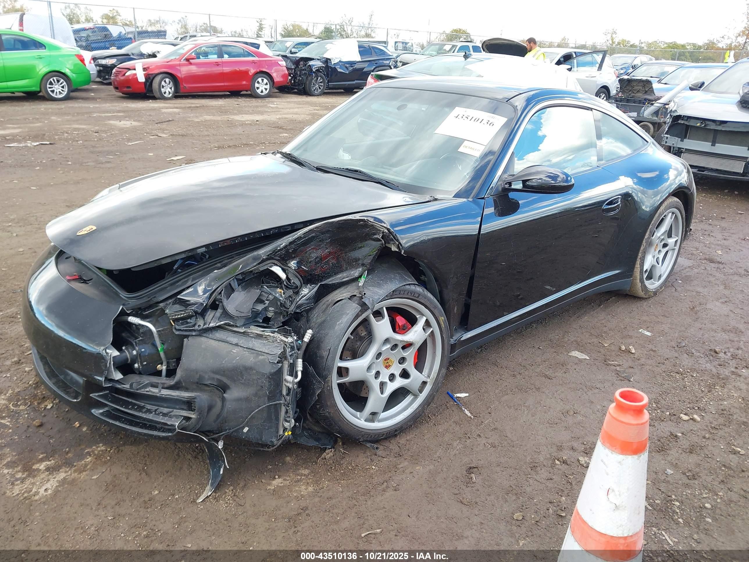 2008 Porsche 911 Targa 4s Black vin: WP0BB29958S755113