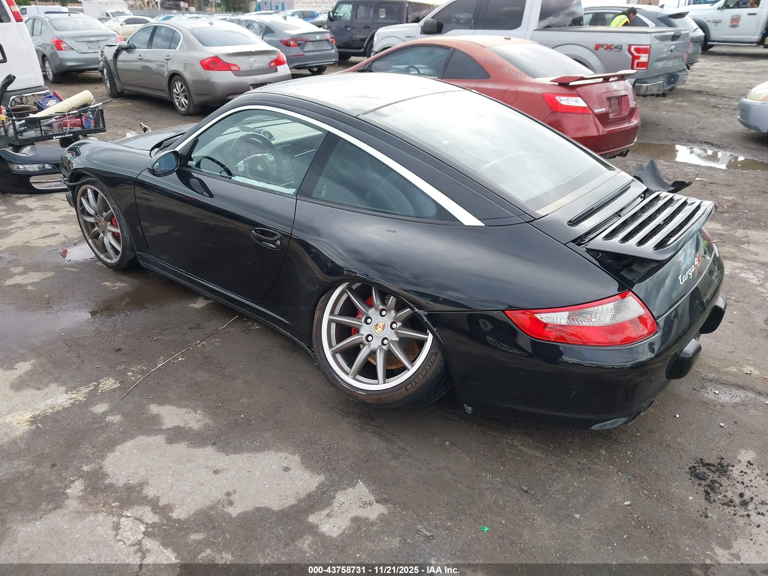 2008 Porsche 911 Targa 4s Черный vin: WP0BB29988S755249
