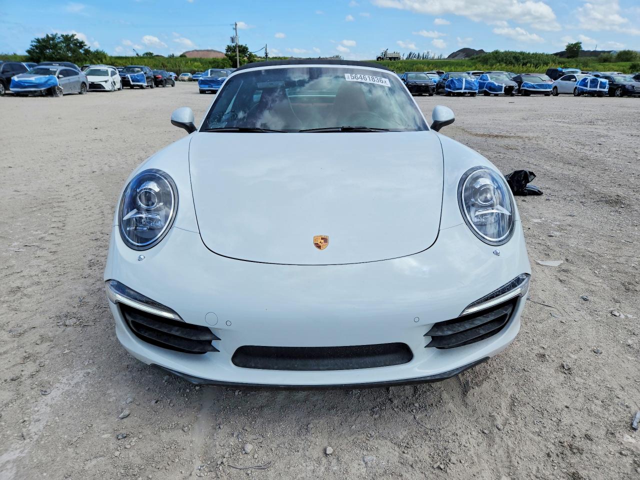 2015 Porsche 911 Targa S White vin: WP0BB2A91FS135609