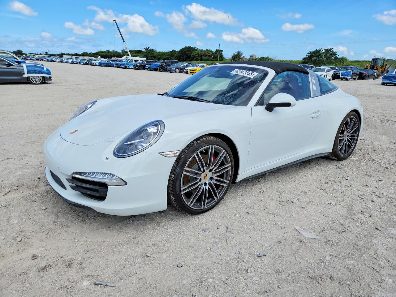 2015 Porsche 911 Targa S White vin: WP0BB2A91FS135609