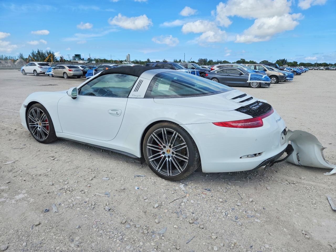 2015 Porsche 911 Targa S White vin: WP0BB2A91FS135609