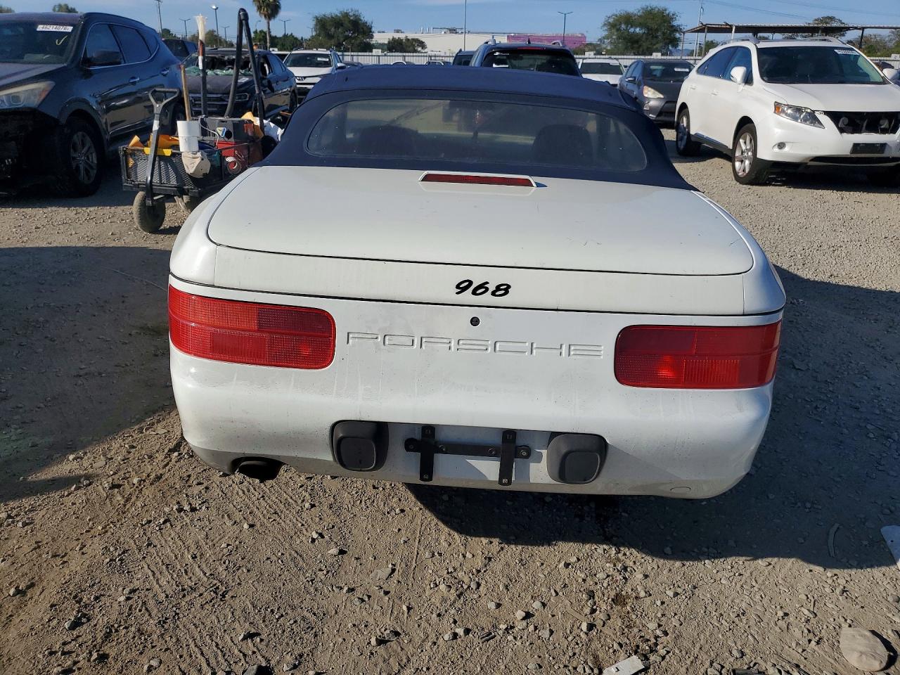 1995 Porsche 968 White vin: WP0CA2961SS840244