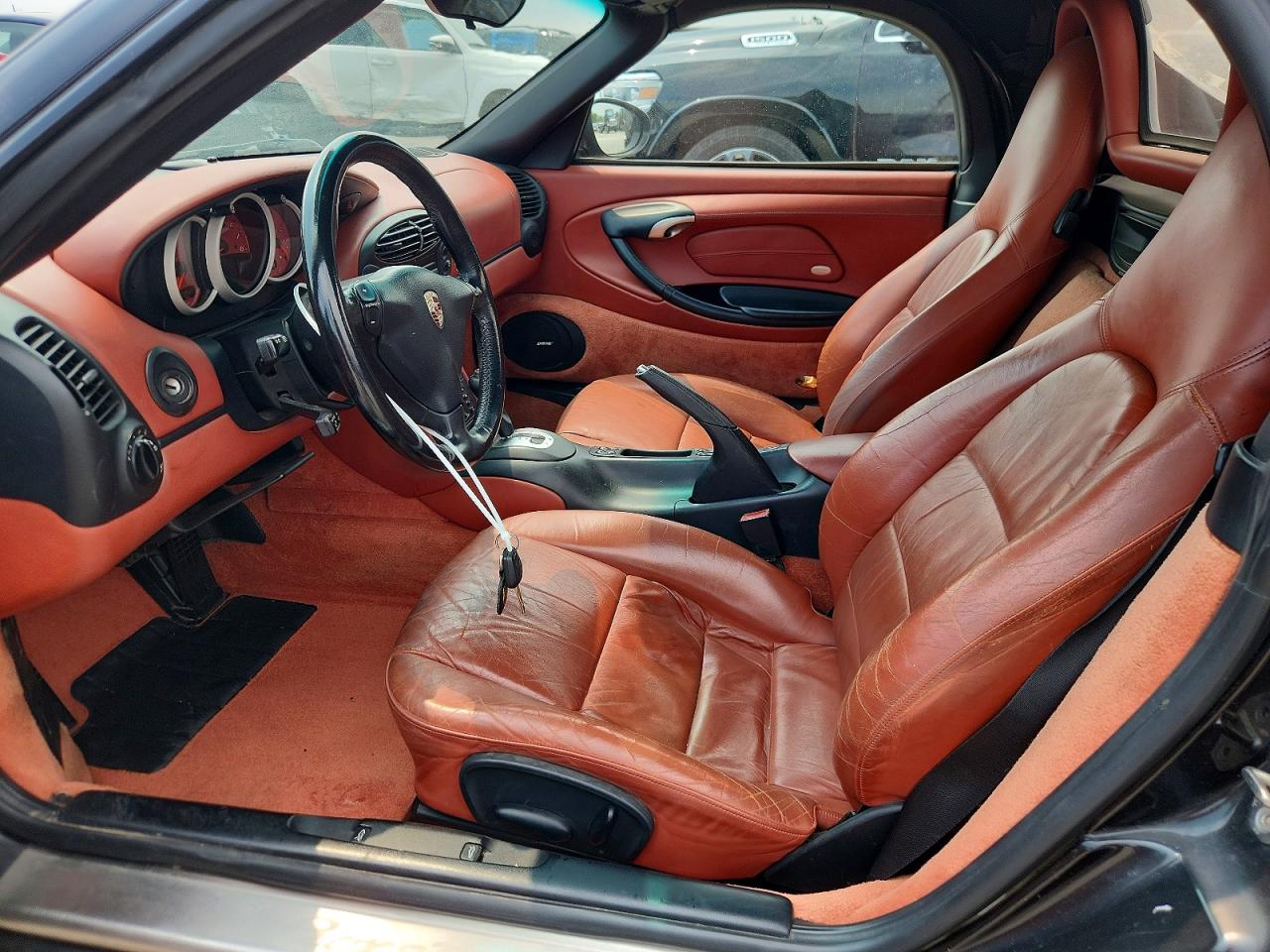 2002 Porsche Boxster Black vin: WP0CA29802U623306