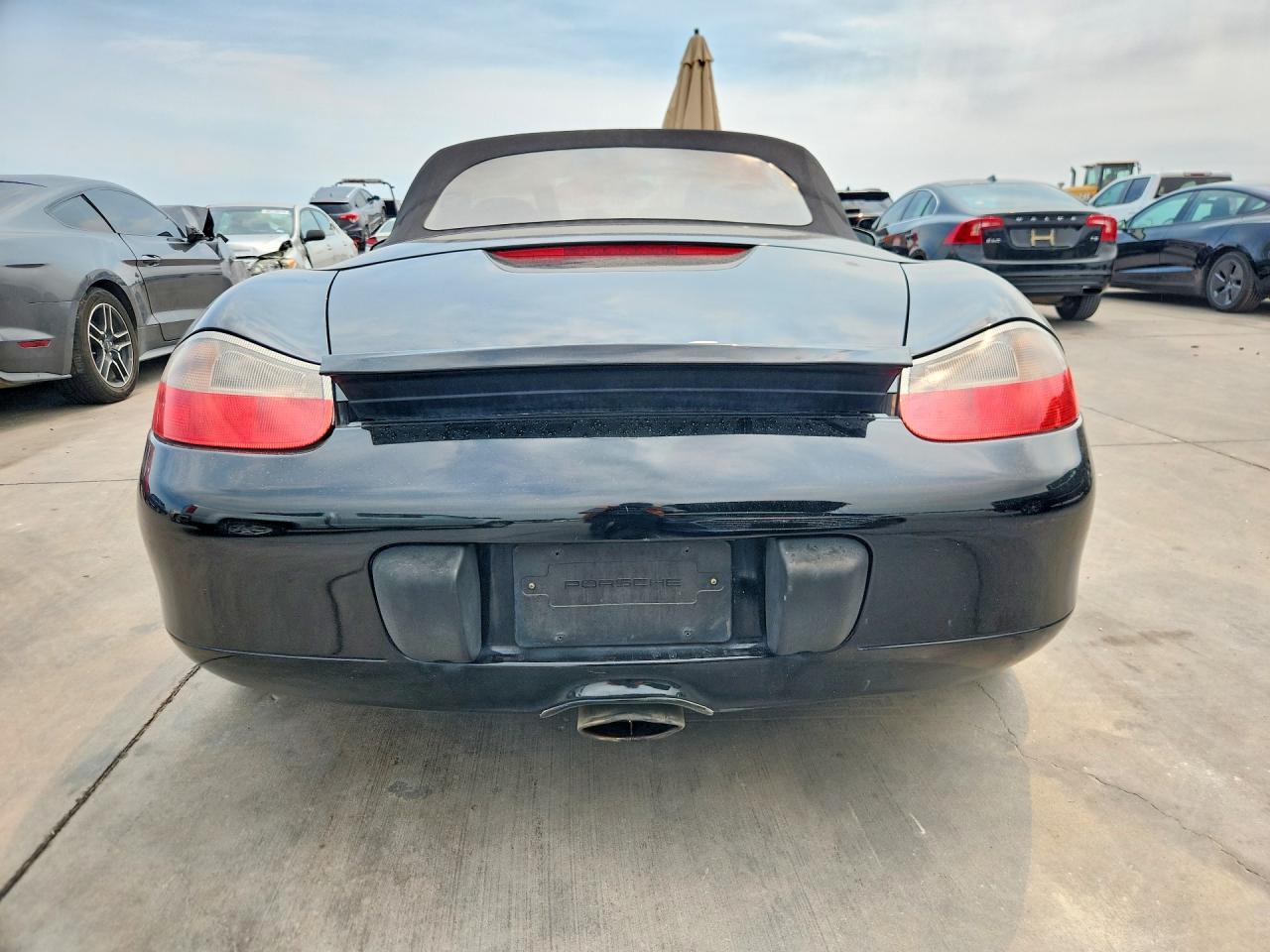 2002 Porsche Boxster Black vin: WP0CA29802U623306