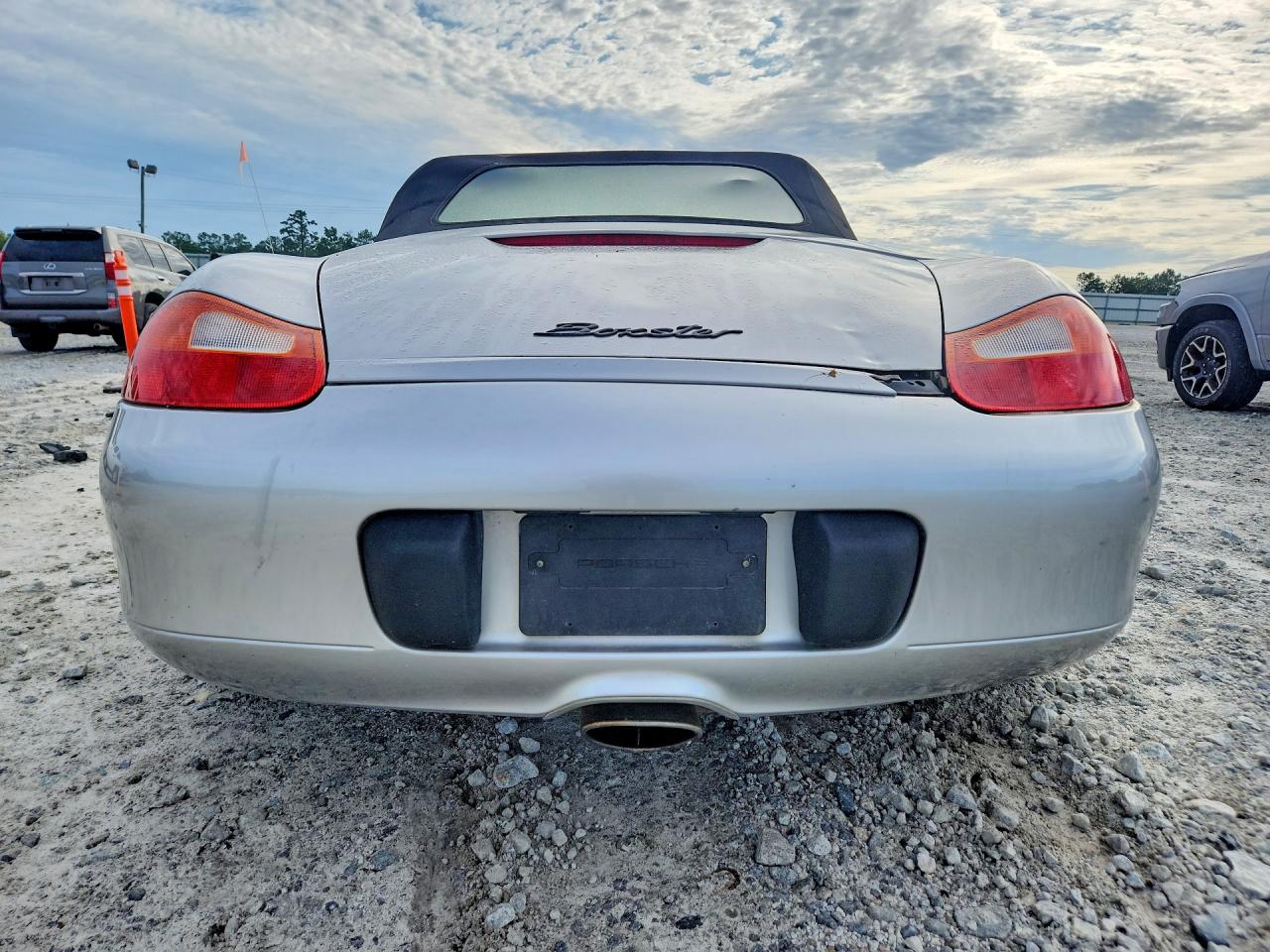 2002 Porsche Boxster Silver vin: WP0CA29802U625539