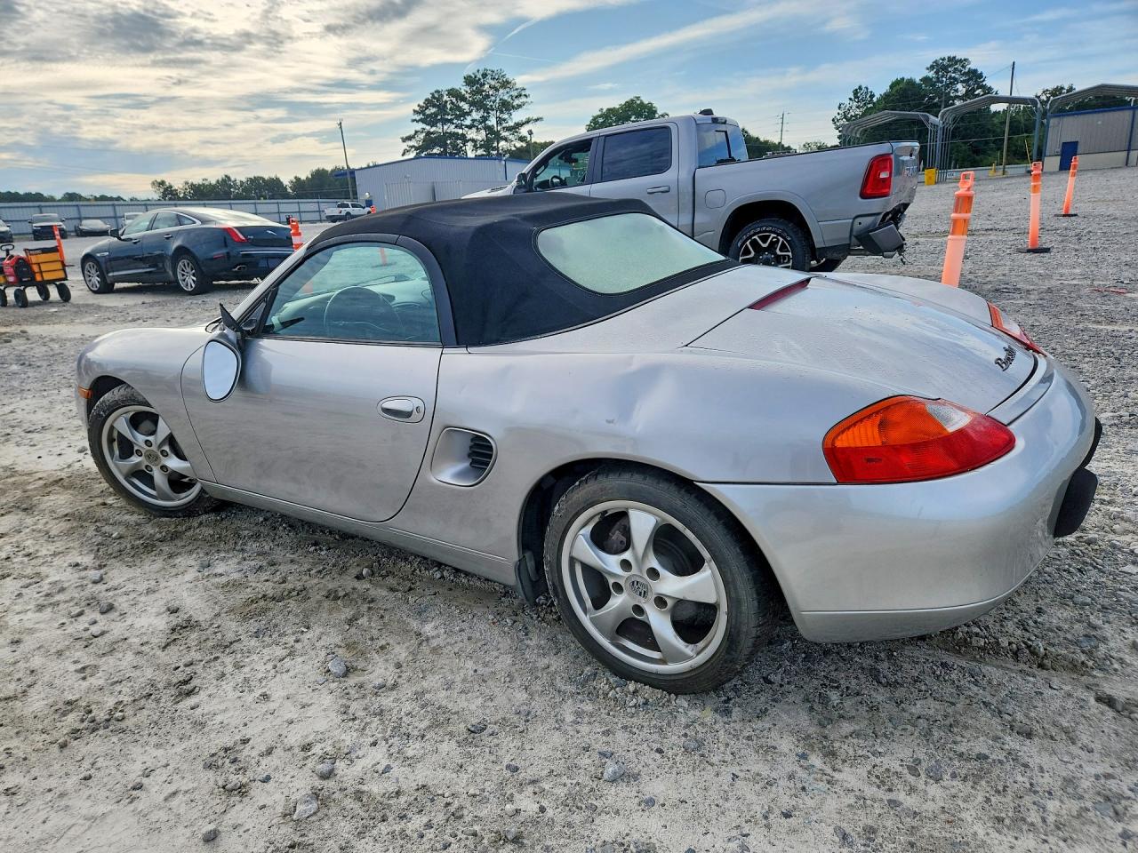 2002 Porsche Boxster Silver vin: WP0CA29802U625539