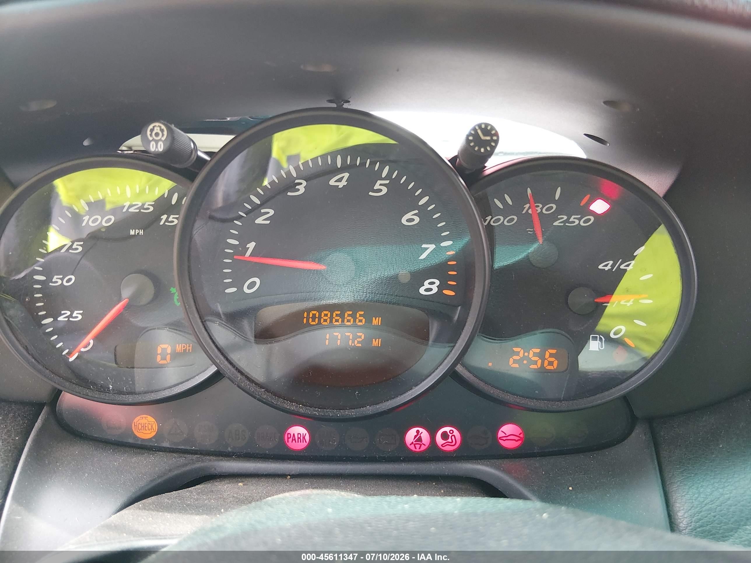 2004 Porsche Boxster   Red vin: WP0CA29804U620263