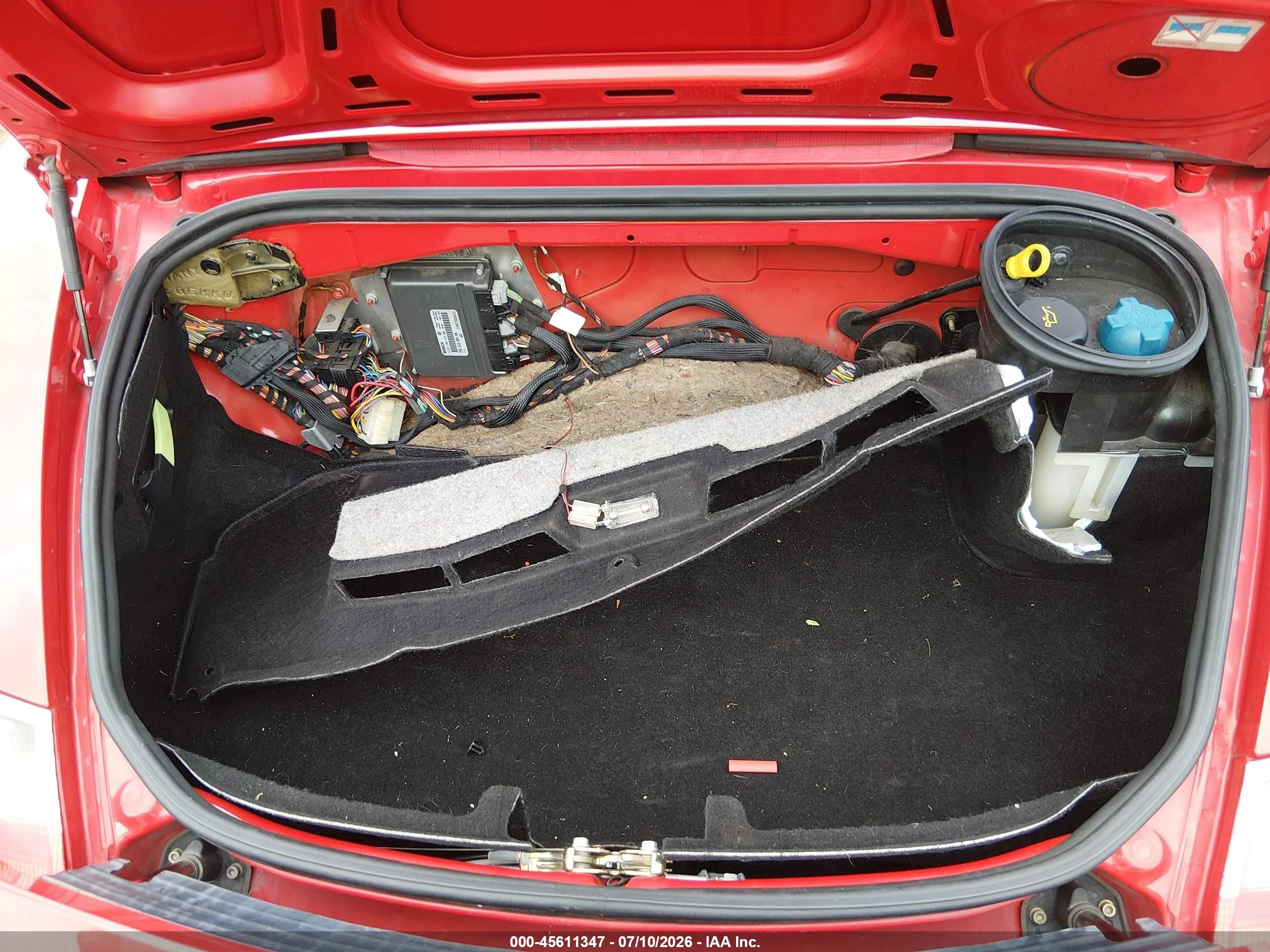 2004 Porsche Boxster   Red vin: WP0CA29804U620263