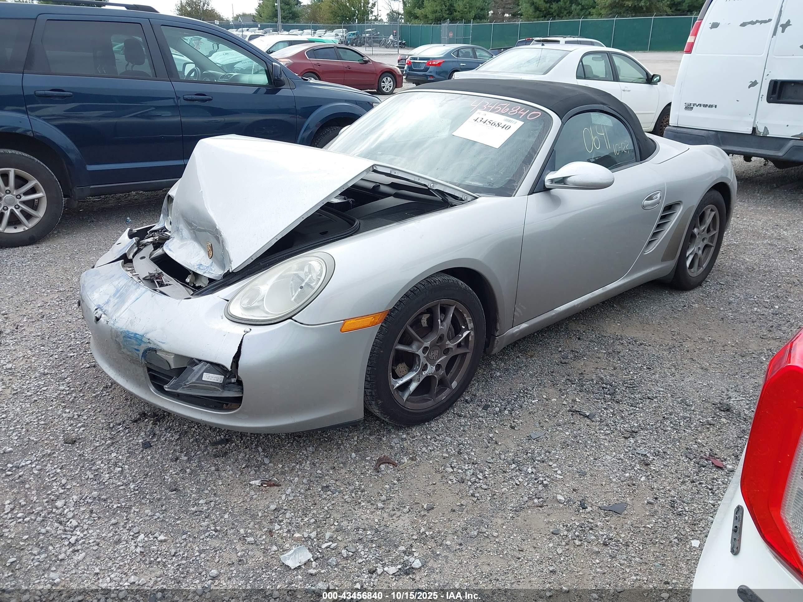 2005 Porsche Boxster   Gray vin: WP0CA29805S710641